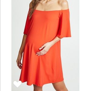 MATERNITY Susan Monaco Dress Cherry Tomato M